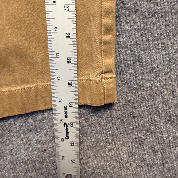 J. Crew Jeans Mens Straight-Fit Stretch 770 32x34 Brown Chino Flat Front - Picture 7 of 8